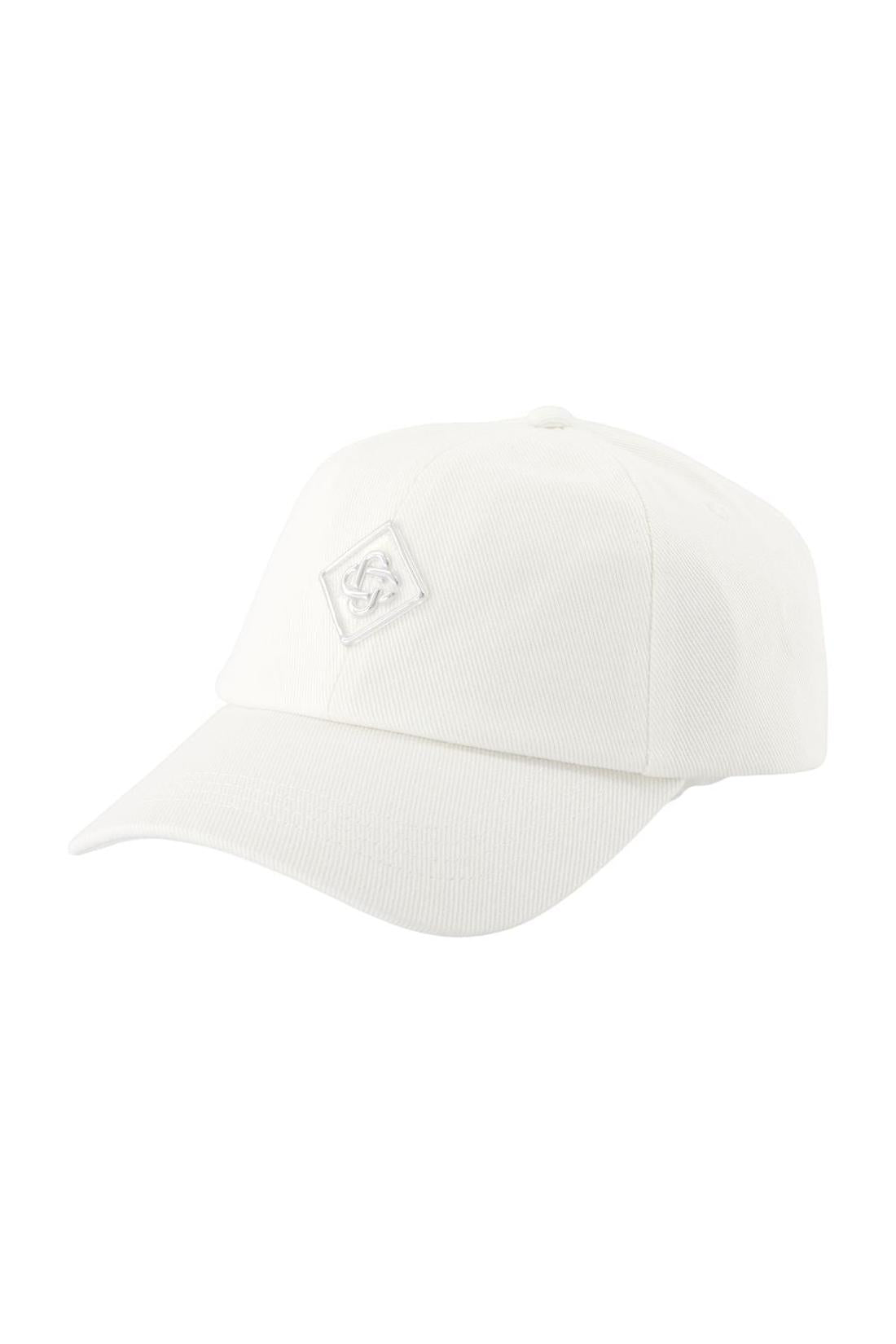 Cc Logo Patch Cap - Casablanca - Baumwolle - Weiß