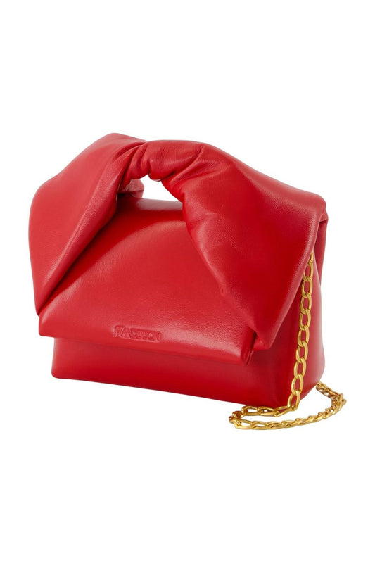 Small Twister Schultertasche - J.W. Anderson - Leder - Rot