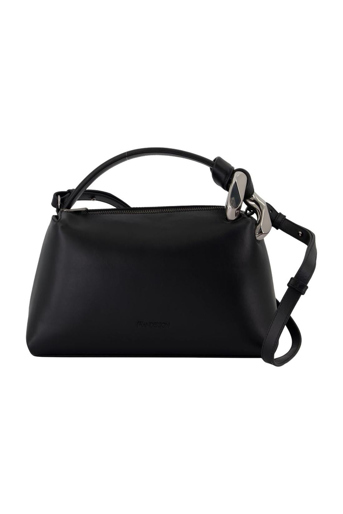 The Jwa Corner Schultertasche - J.W. Anderson - Leder - Schwarz
