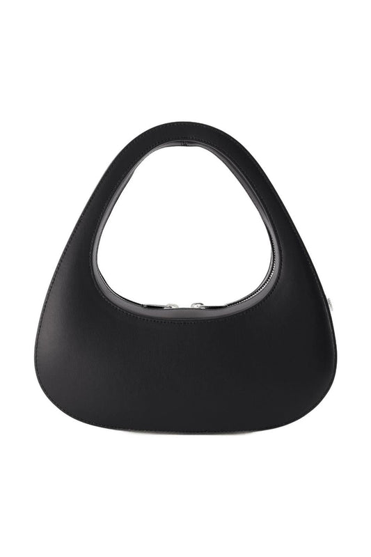 Baguette Swipe Schultertasche - Coperni - Leder - Schwarz