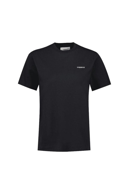 Boxy Logo T-Shirt - Coperni - Baumwolle - Schwarz
