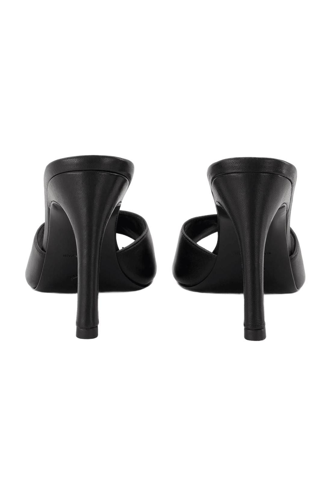 Logo Mules - Coperni - Black - Leather