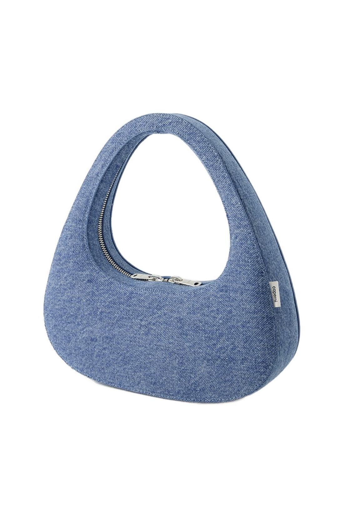 Baguette Tasche Swipe - Coperni - Canvas - Verwaschenes Blau