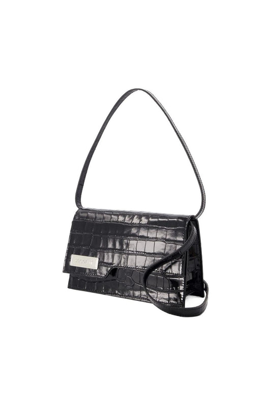 Mini Folder Schultertasche - Coperni - Leder - Schwarz