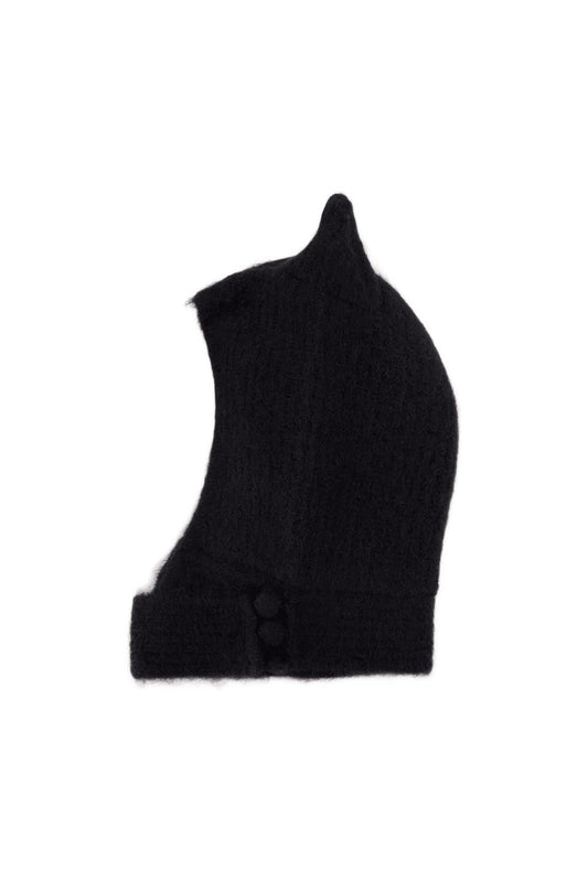 Knitted Horn Beanie Hut - Coperni - Wolle - Schwarz