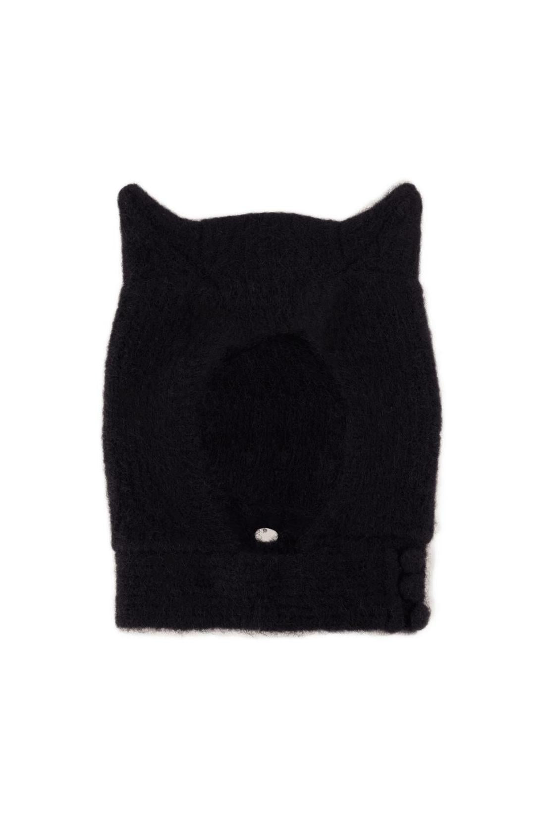Knitted Horn Beanie Hut - Coperni - Wolle - Schwarz