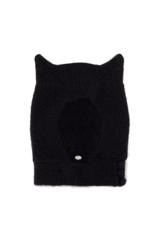 Knitted Horn Beanie Hut - Coperni - Wolle - Schwarz