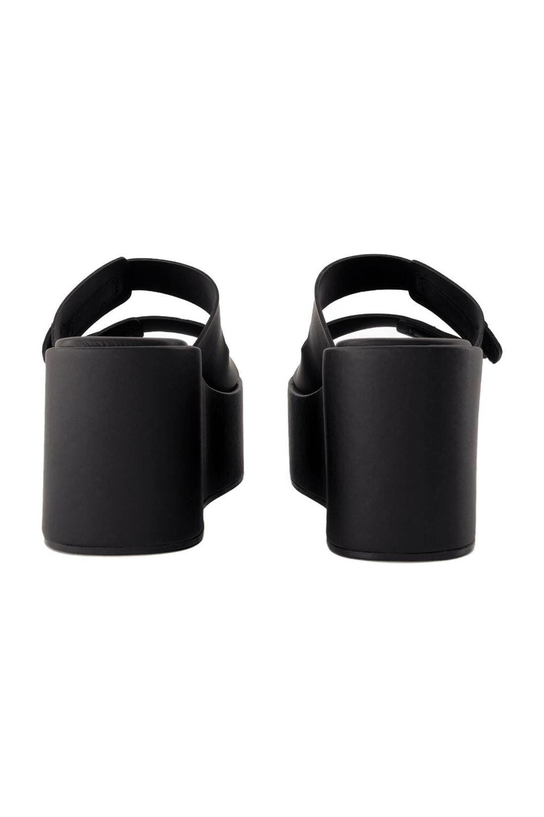 Patch Wedge Sandalen - Coperni - Synthetik - Schwarz