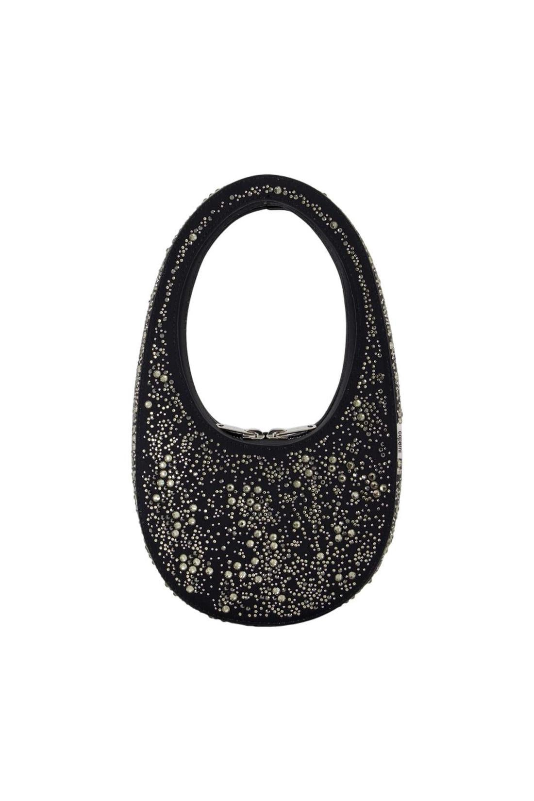 Mini Swipe Handtasche - Coperni - Synthetik - Schwarz/Silber