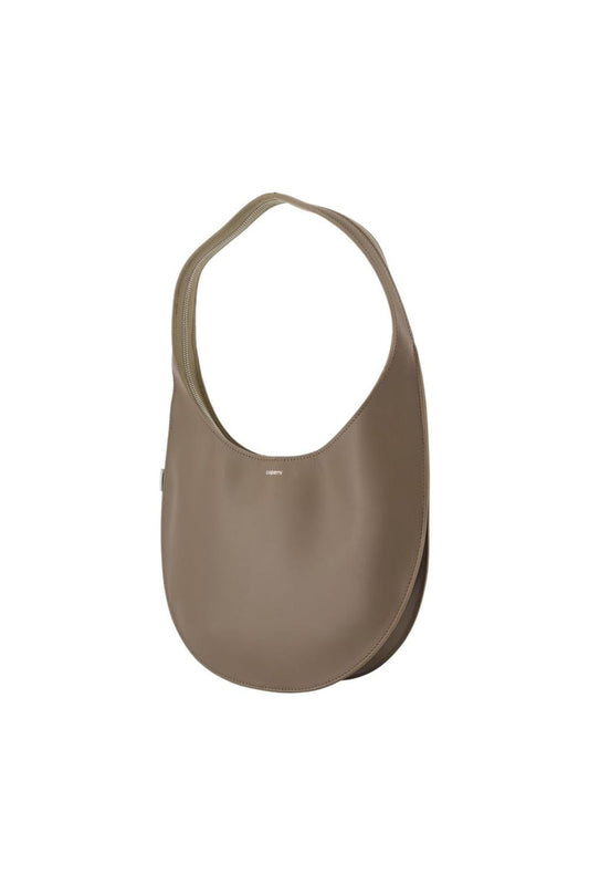 Medium Soft Swipe Schultertasche - Coperni - Leder - Braun