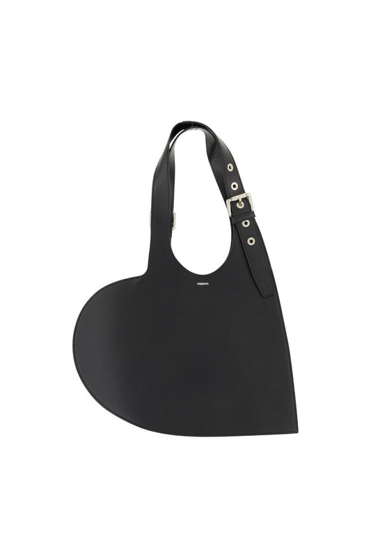 Belt Heart Schultertasche - Coperni - Leder - Schwarz