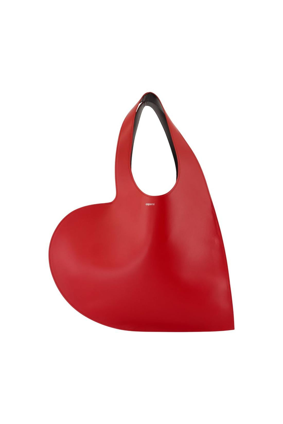 Heart Schultertasche - Coperni - Leder - Rot