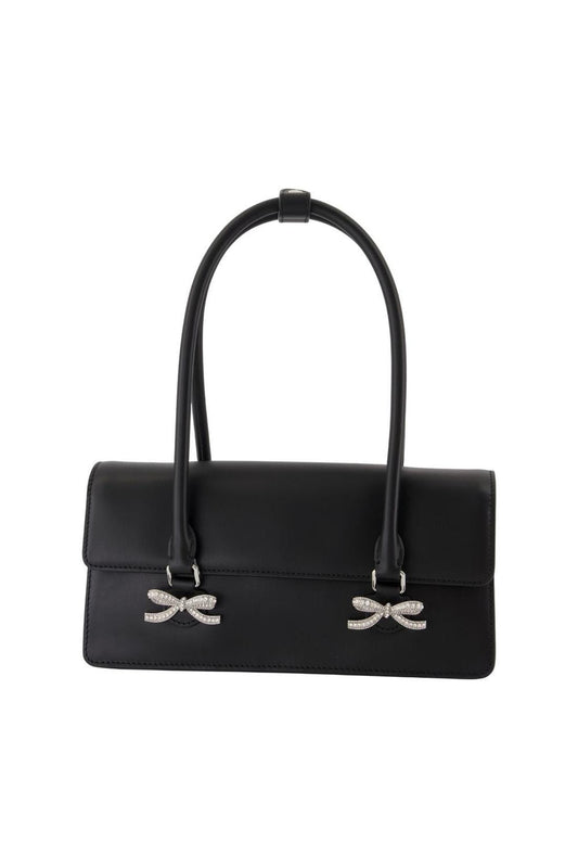 Soft Schultertasche - SELF PORTRAIT - Leder - Schwarz