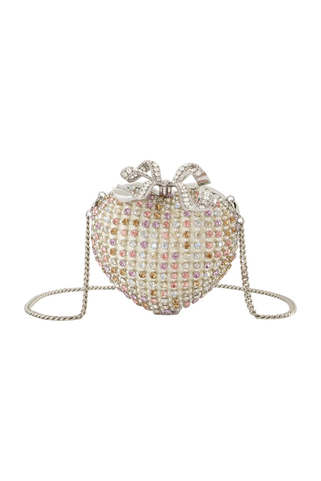 Crystal Heart Clutch - SELF PORTRAIT - Metall - Multi