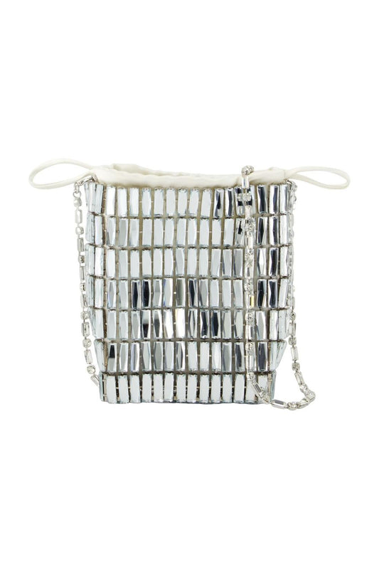 Crystal Mini Schultertasche - SELF PORTRAIT - Metall - Silber