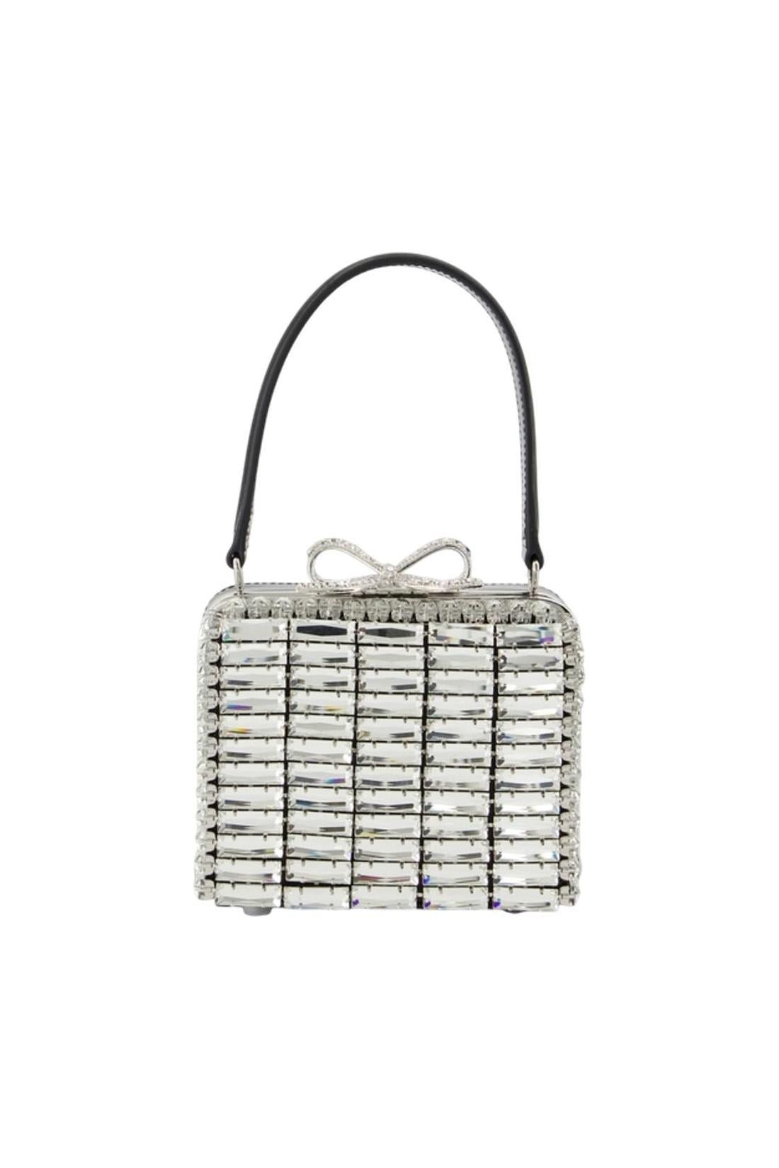 Mirco Crystal Handtasche - SELF PORTRAIT - Metall - Silber