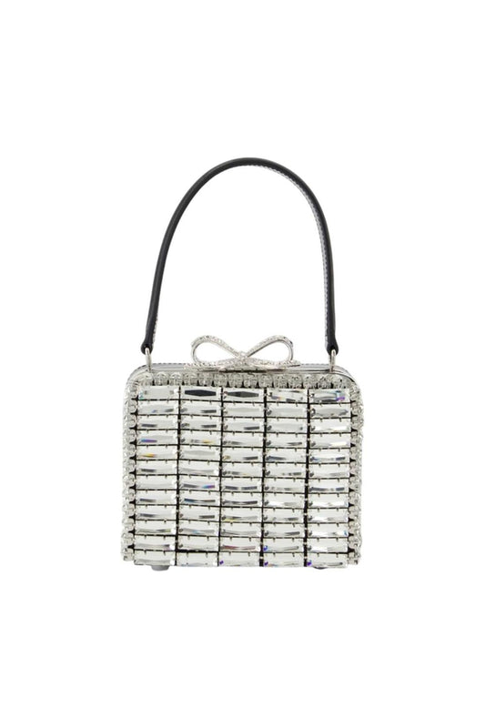 Mirco Crystal Handtasche - SELF PORTRAIT - Metall - Silber