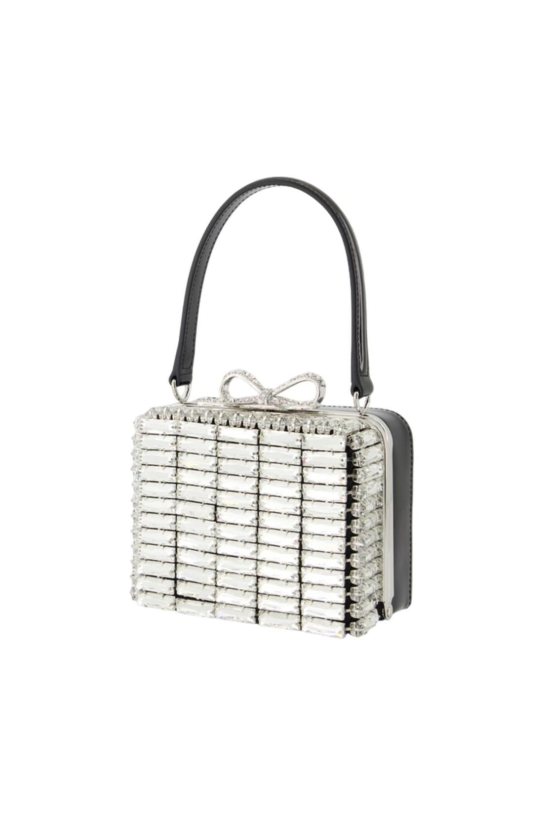 Mirco Crystal Handtasche - SELF PORTRAIT - Metall - Silber