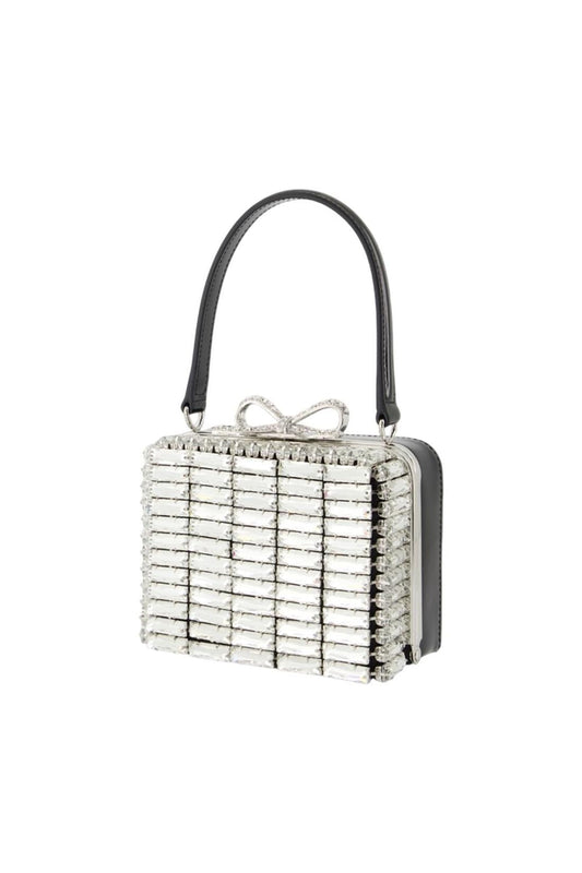 Mirco Crystal Handtasche - SELF PORTRAIT - Metall - Silber