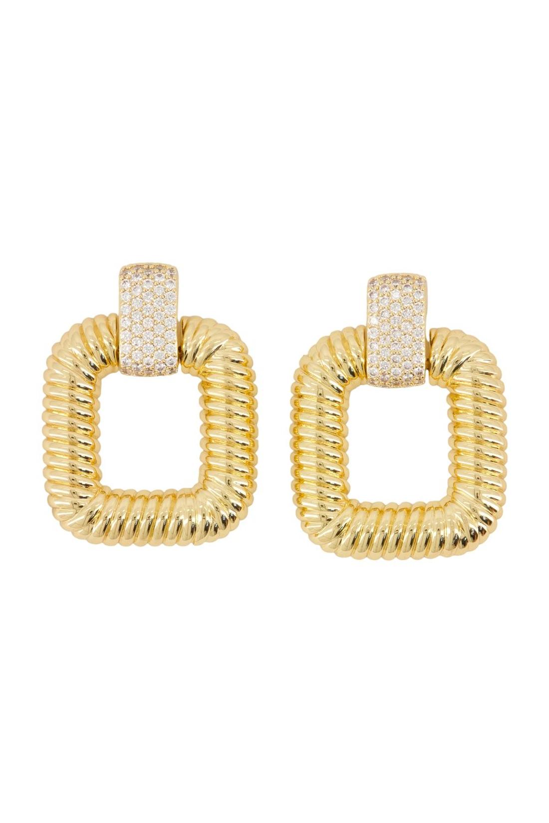 Knocker Ohrringe - SELF PORTRAIT - Metall - Vergoldet