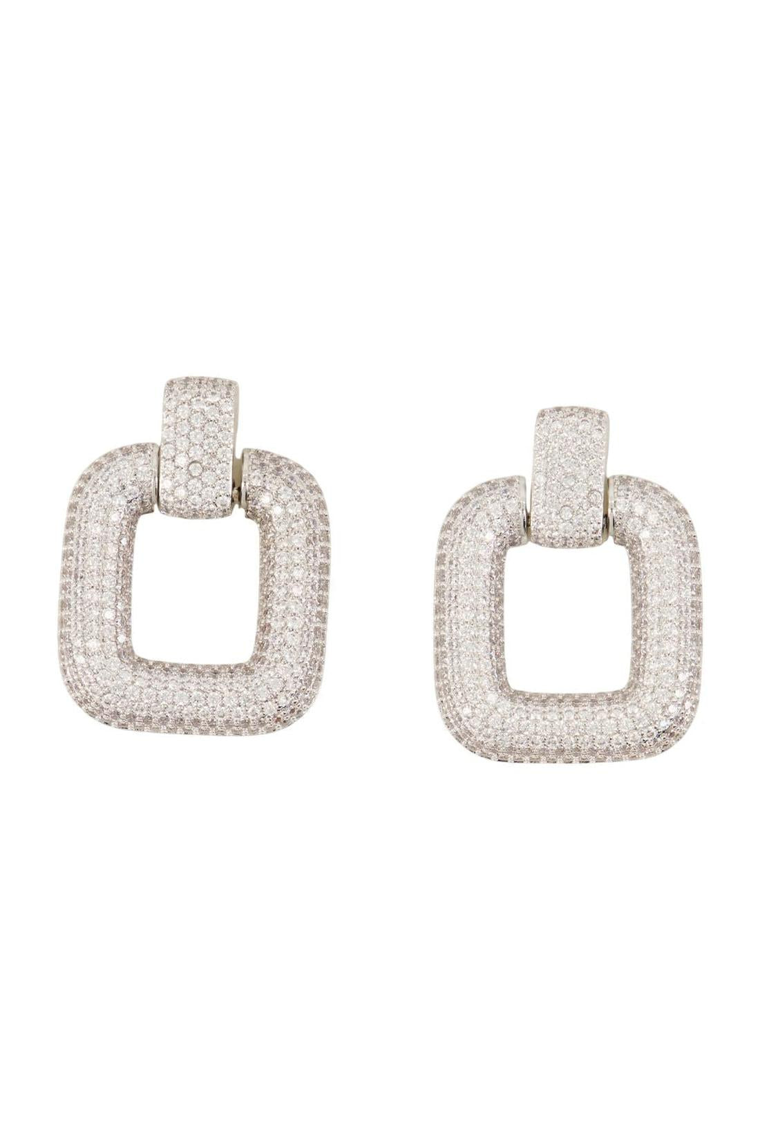 Crystal Ohrringe - SELF PORTRAIT - Messing - Silber