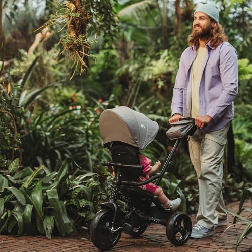 Bebeconfort Zephir, kompakter Baby Kinderwagen, 0–4 Jahre (bis zu 22 kg), leichter Reise Buggy (4,5 kg), in Kabinengröße, flacher und verstellbarer Sitz, Aufbewahrungskorb, Mineral Green