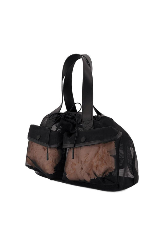 Cabas Mini Sheer Stuffed - Simone Rocha - Polyester - Schwarz