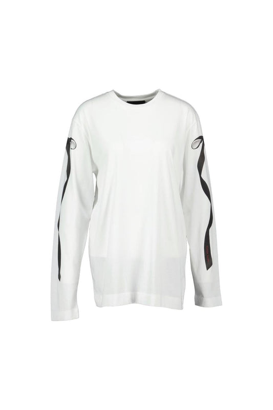 Bow Tail T-Shirt - Simone Rocha - Baumwolle - Weiß