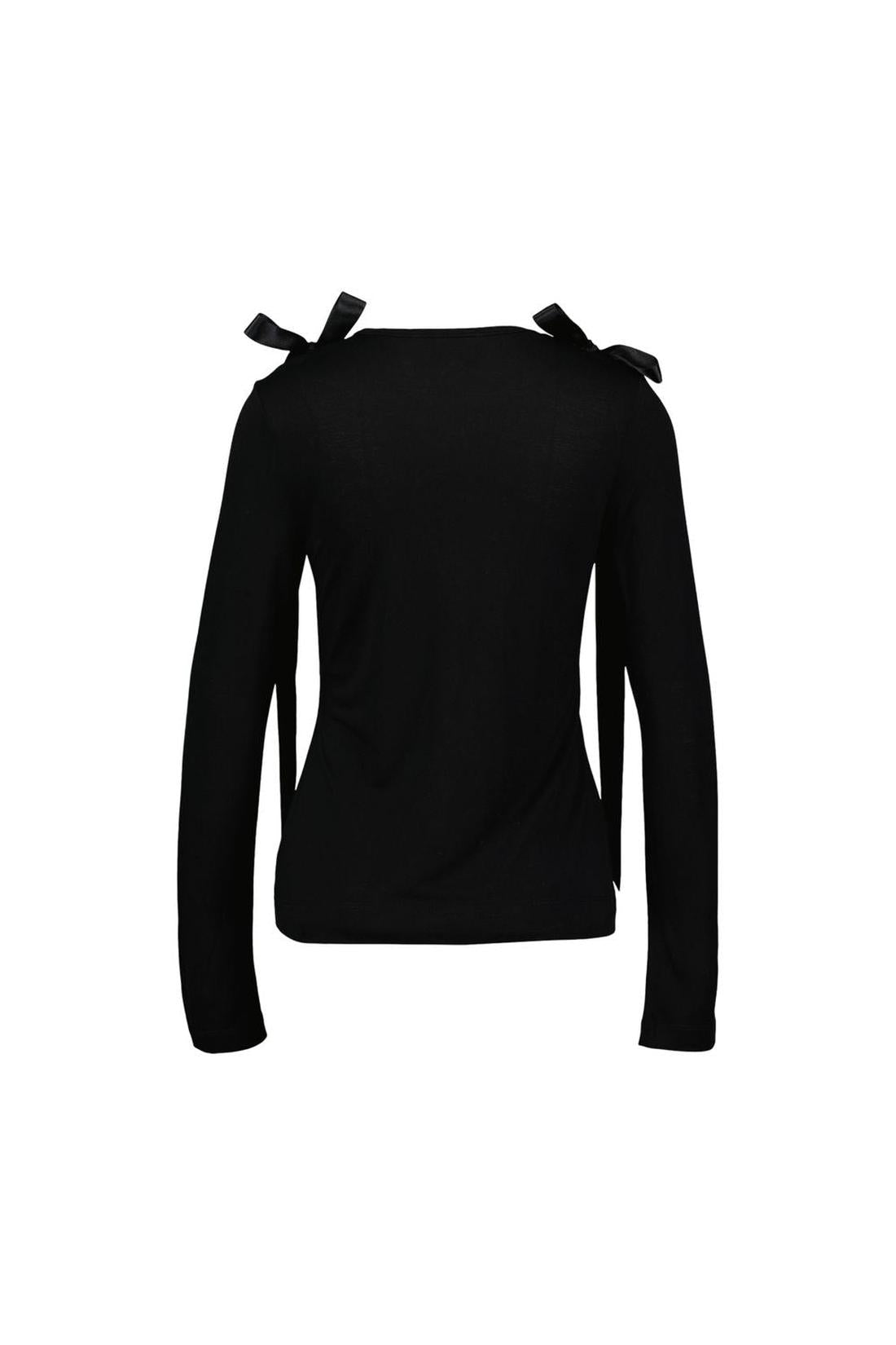 Bow Tail T-Shirt - Simone Rocha - Synthetik - Schwarz