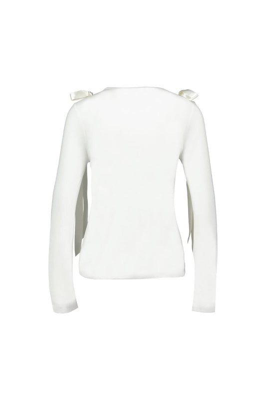 Bow Tail T-Shirt - Simone Rocha - Synthetik - Weiß