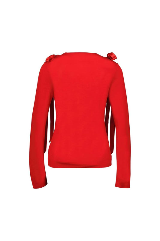 Bow Tail T-Shirt - Simone Rocha - Synthetik - Rot