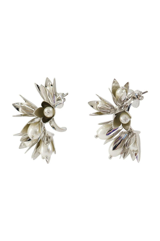 Flower Ohrringe - Simone Rocha - Perlen - Silber