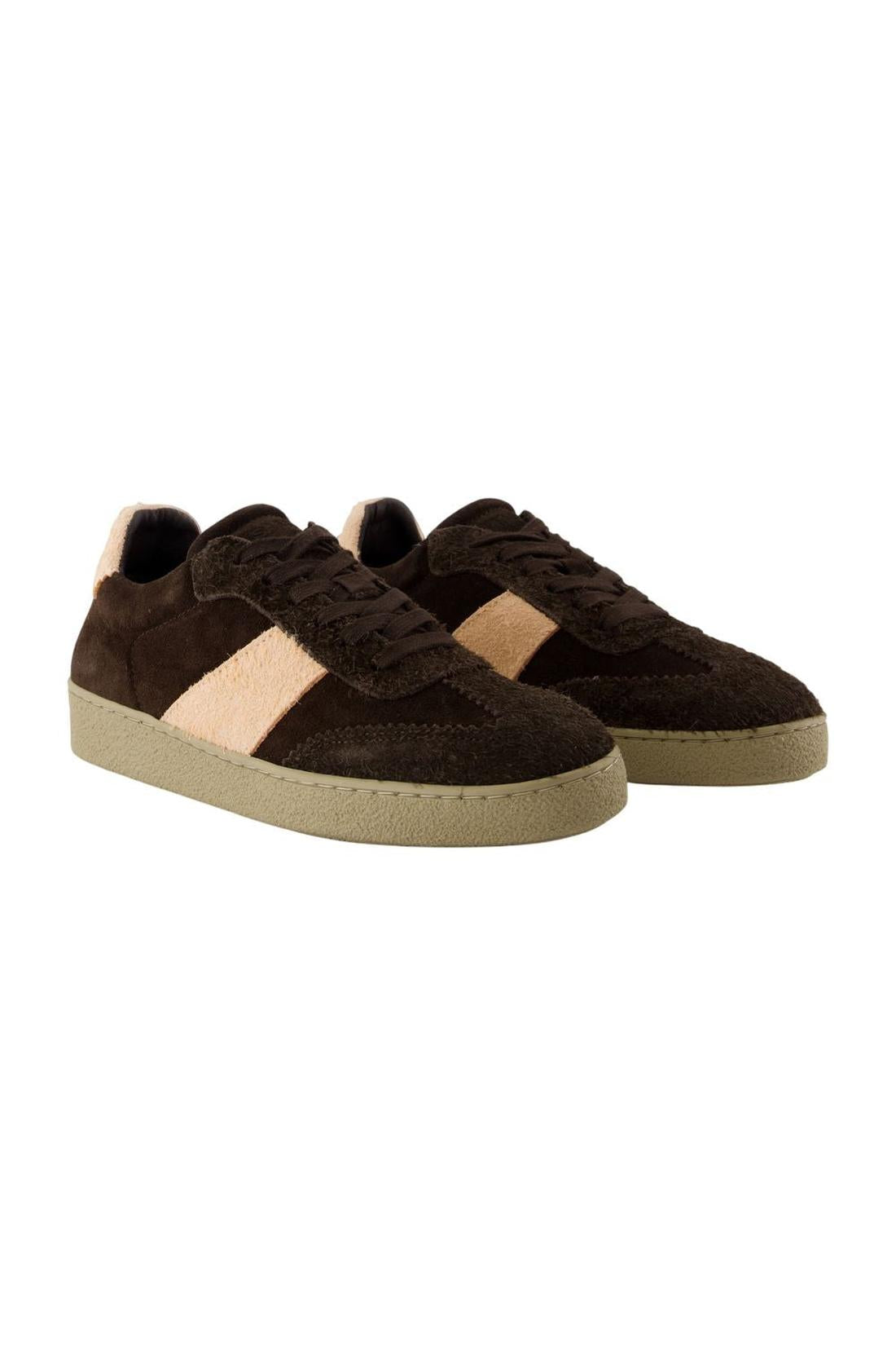 Sanoa Sneakers - Samsoe Samsoe - Leder - Braun