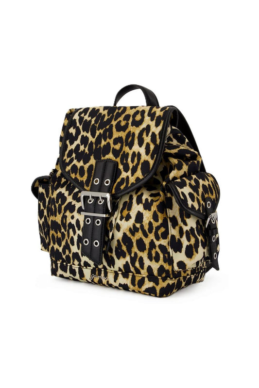Bucky Rucksack Small - Ganni - Nylon - Leopard
