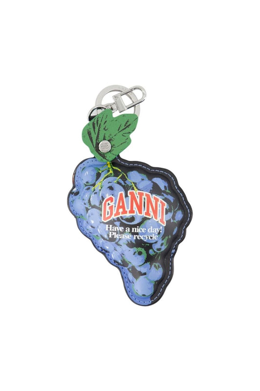 Geldbörse Grape - Ganni - Leder - Blau