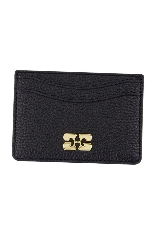 Kartenhalter Bou Grained Gold - Ganni - Synthetisch - Schwarz