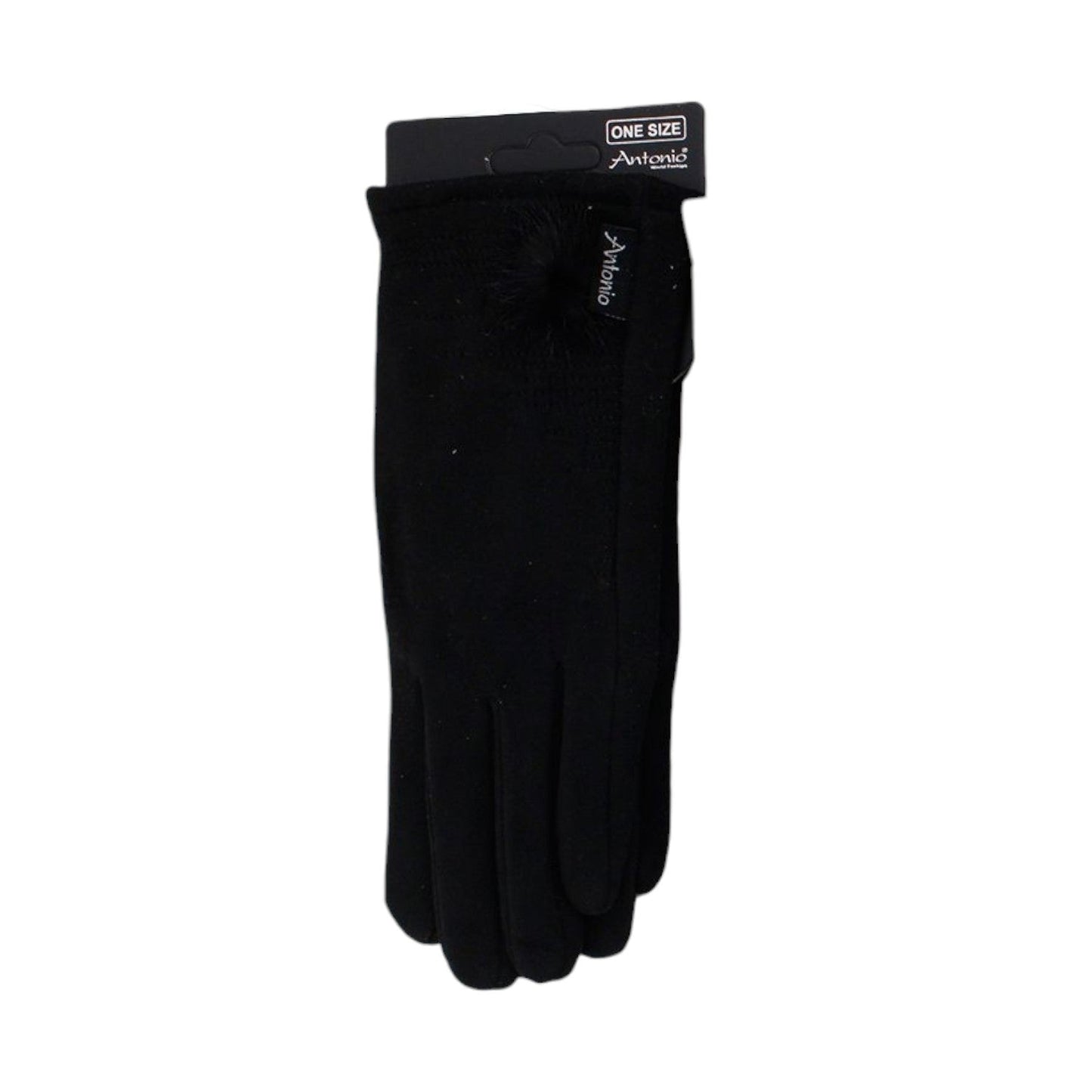 Winter Damen Handschuh Puschel » Winterhandschuhe mit Bommel » Fingerhandschuhe mit Touchfunktion