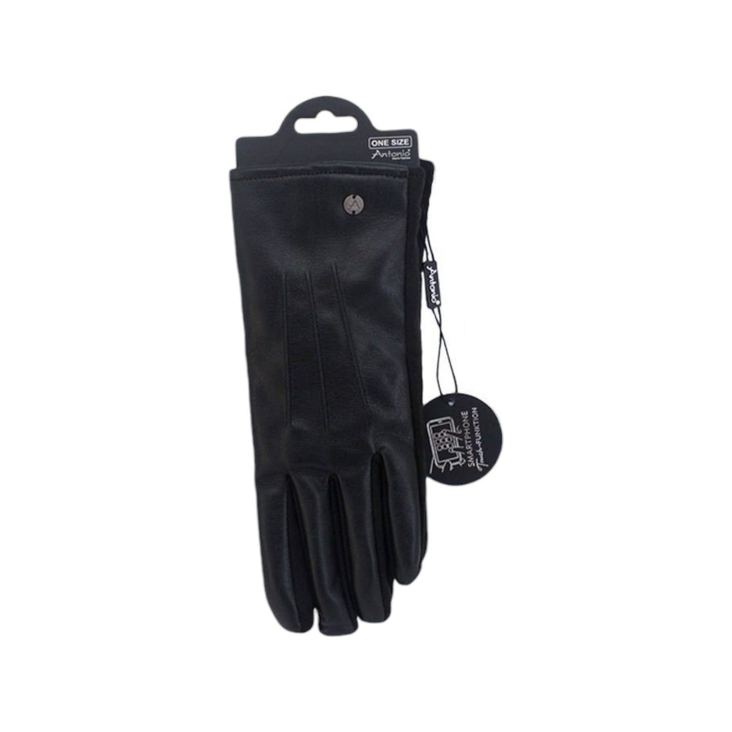 Gefütterte Winter Damen Handschuhe » Kunstleder PU Nappa » Fingerhandschuhe Teddy Fell Innenfutter I Winterhandschuhe mit Teddyfell » Touchfunktion