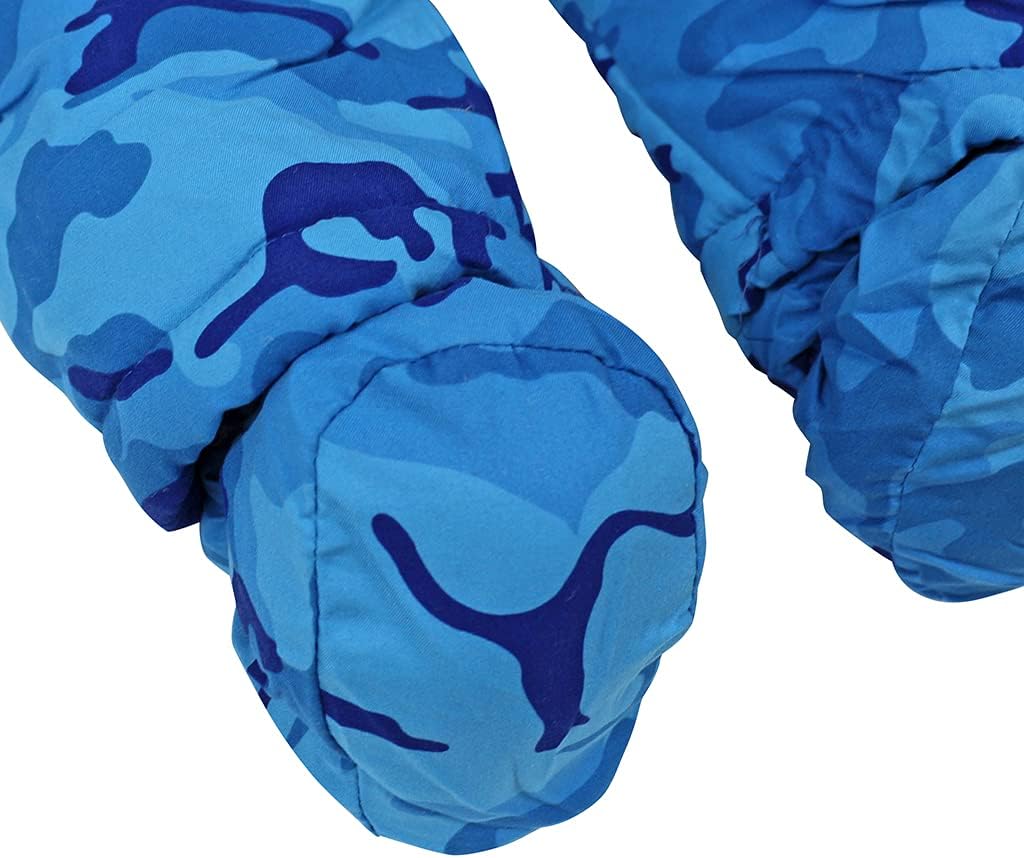 Baby Winter Overall Mit Kapuze Schneeanzüge mit Handschuhen und Füßlinge Mädchen Jungen Warm Kleidungsset