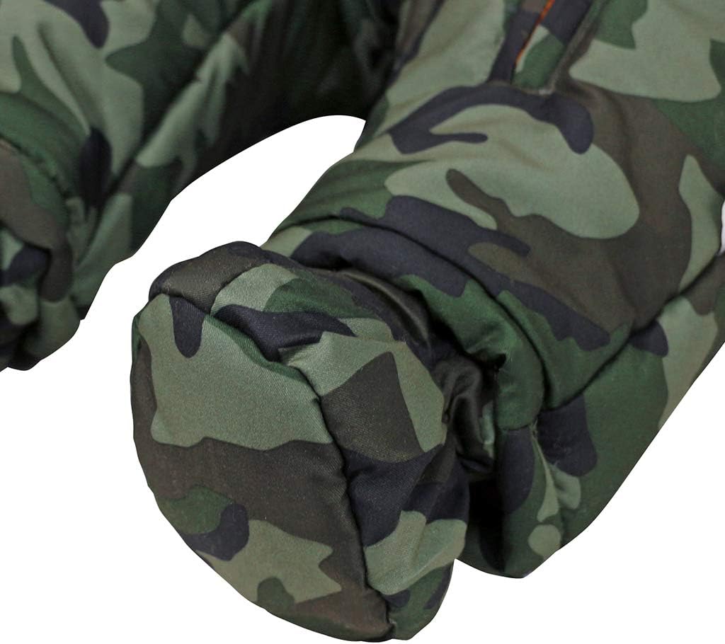 Baby Winter Overall Mit Kapuze Schneeanzüge mit Handschuhen und Füßlinge Mädchen Jungen Warm Kleidungsset