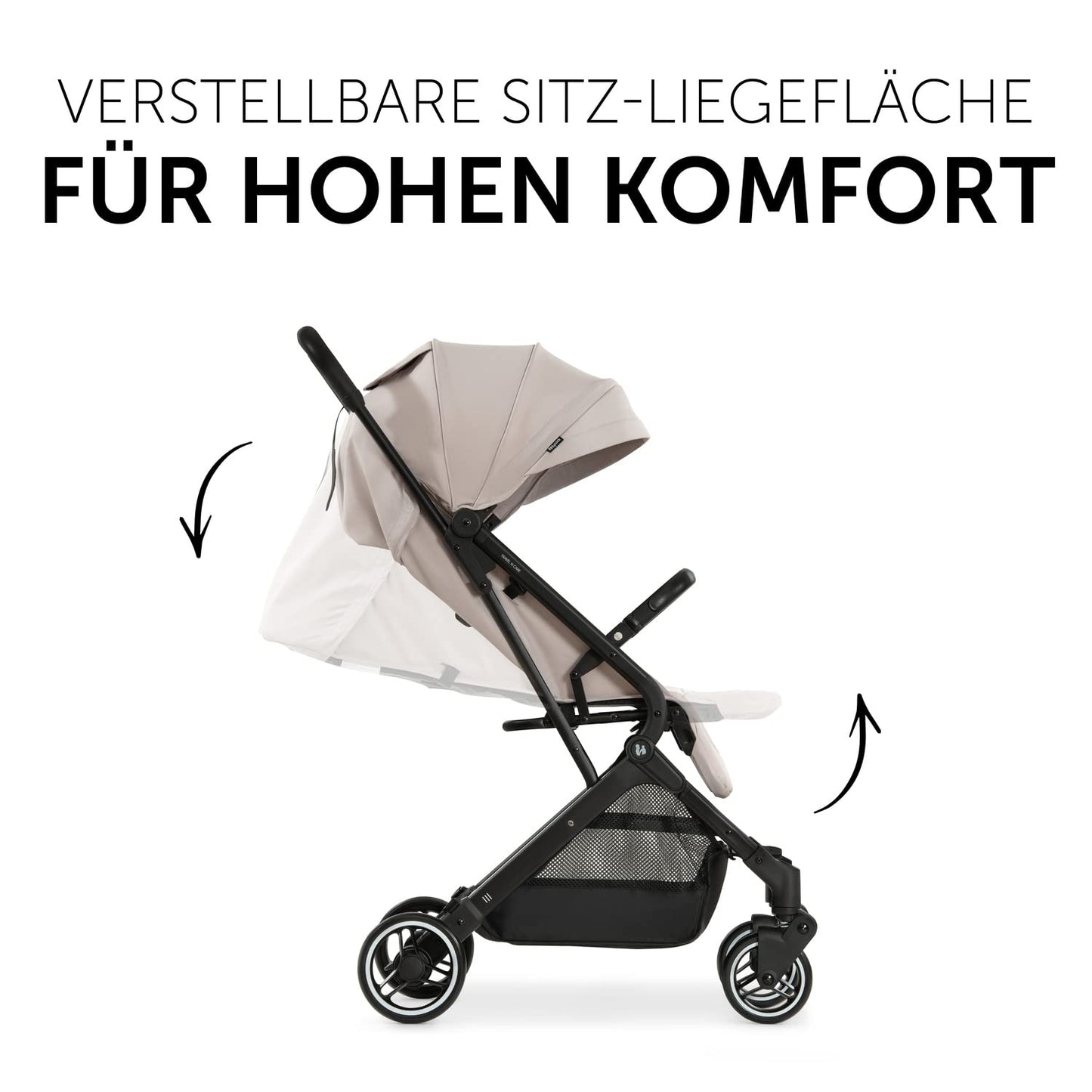 Hauck Travel N Care Dark Olive Kinderwagen – Leichter Reise Buggy für Kinder ab Geburt bis 22 kg mit Liegefunktion, kompakt und UPF 50+