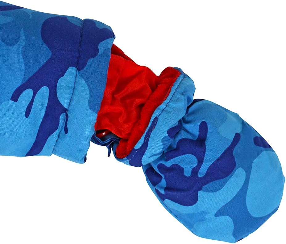 Baby Winter Overall Mit Kapuze Schneeanzüge mit Handschuhen und Füßlinge Mädchen Jungen Warm Kleidungsset