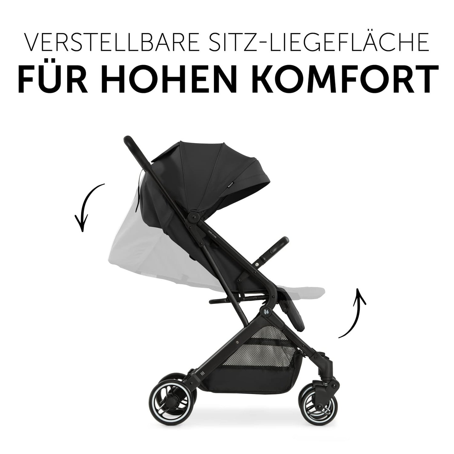 Hauck Travel N Care Dark Olive Kinderwagen – Leichter Reise Buggy für Kinder ab Geburt bis 22 kg mit Liegefunktion, kompakt und UPF 50+