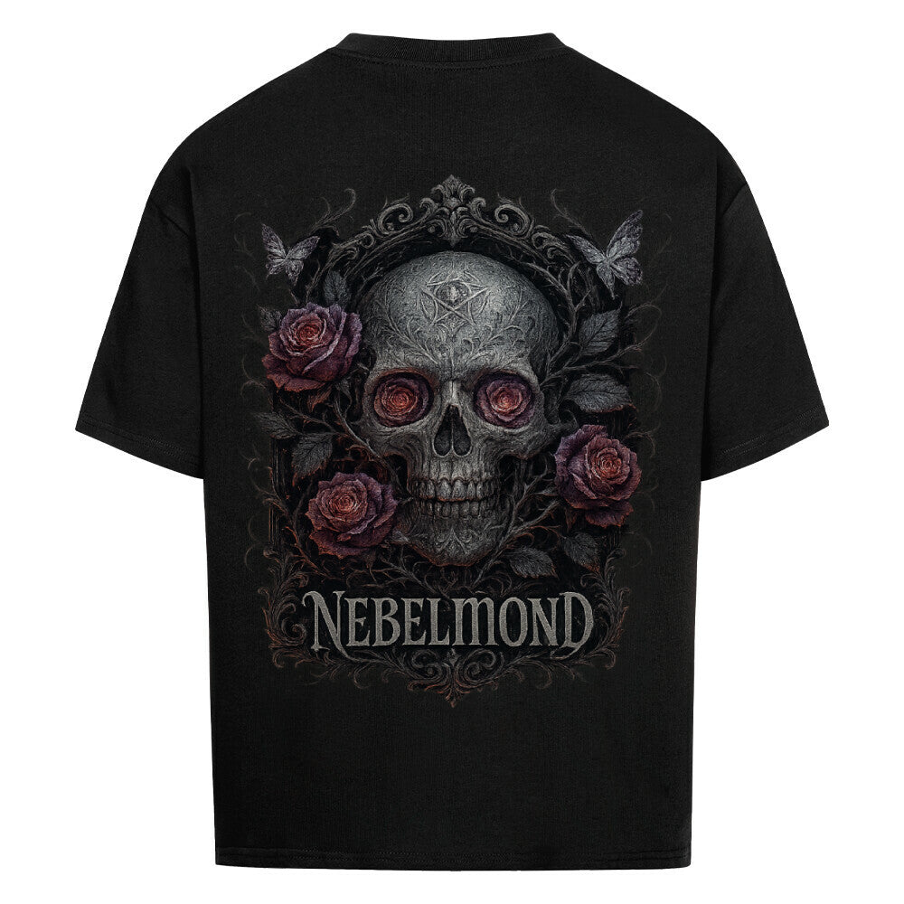 Gothic Rose Skull | Occult Spirituality Collection | Nebelmond Oversized Shirt