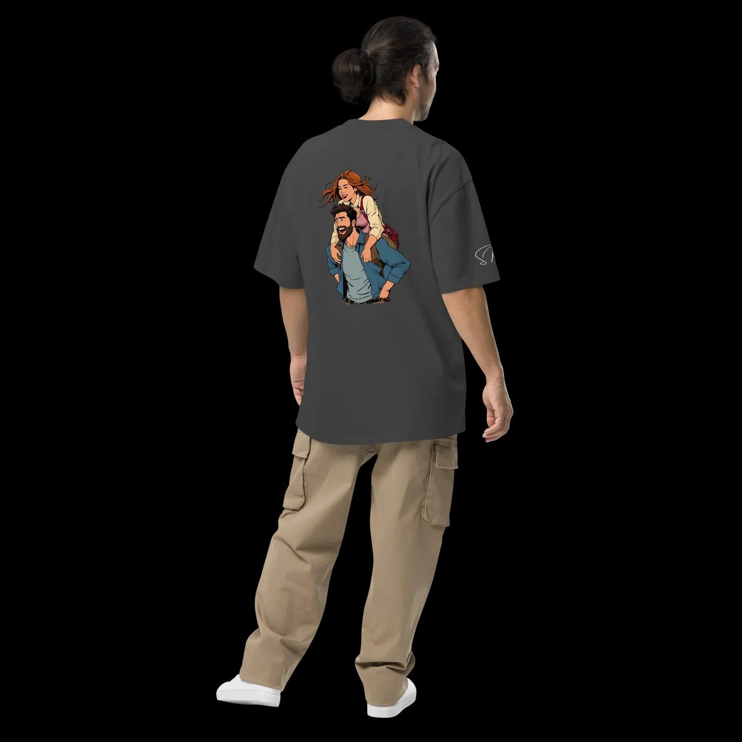 Oversized T-Shirt "huckepack"