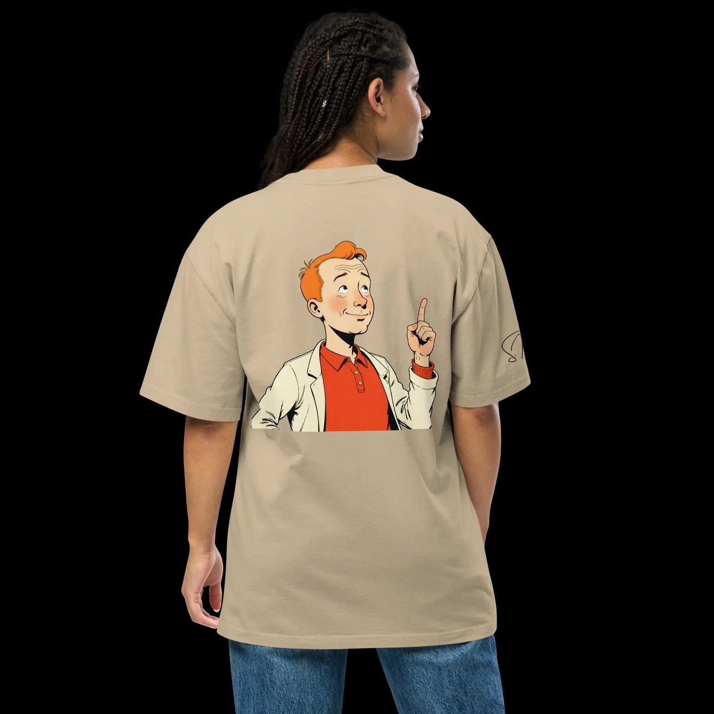 Oversized T-Shirt "be mindful"