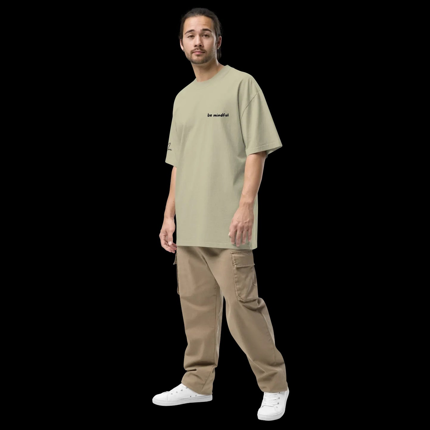 Oversized T-Shirt "be mindful"