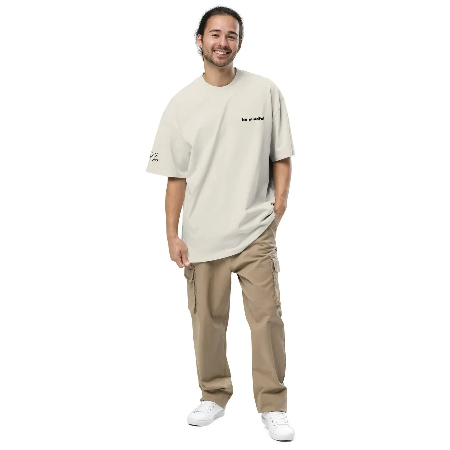 Oversized T-Shirt "be mindful"