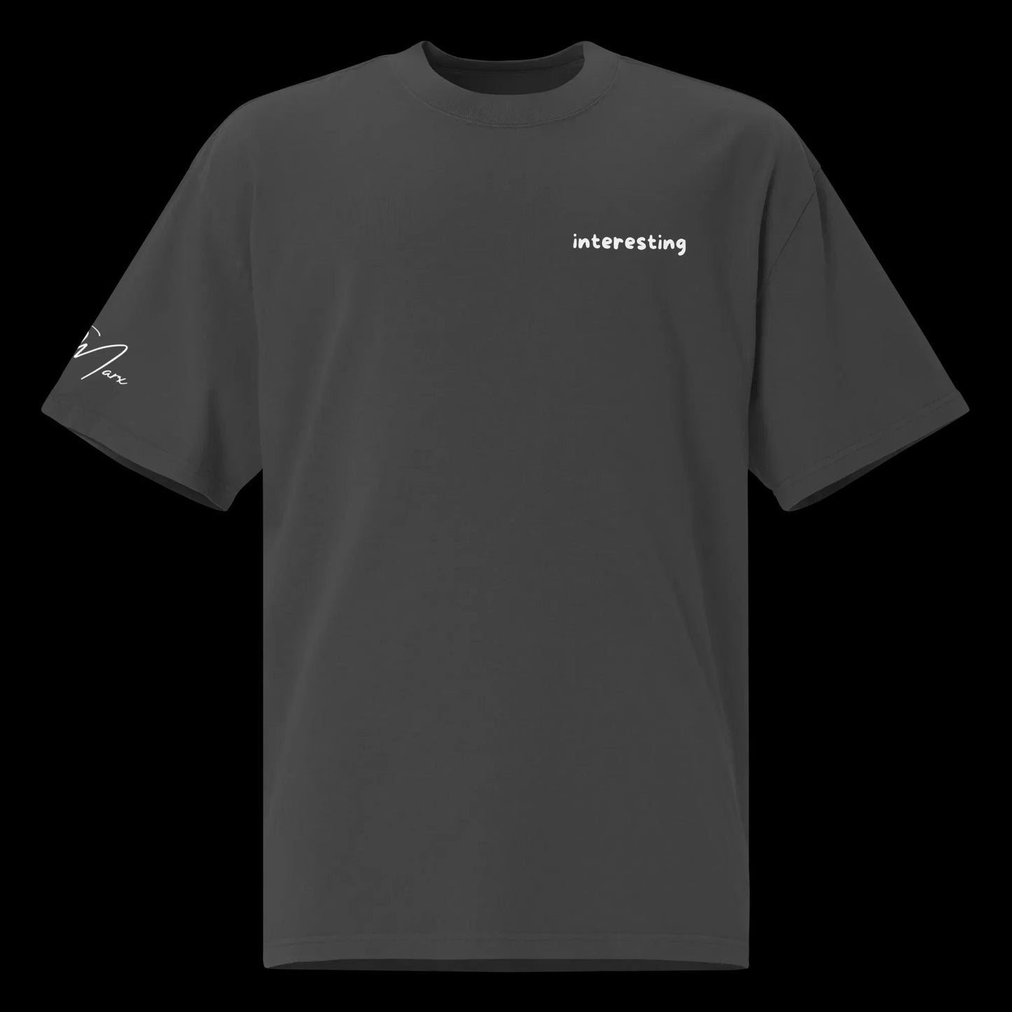 Oversized T-Shirt "interesting"