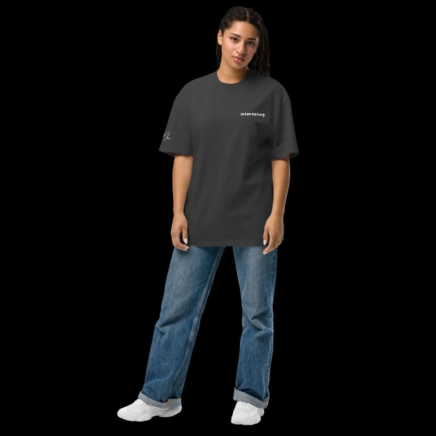 Oversized T-Shirt "interesting"